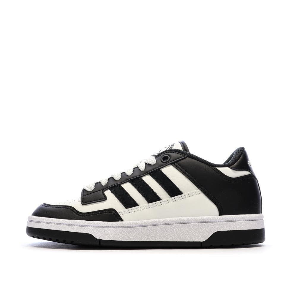 Baskets Noires/Blanches Enfant Adidas Rapid Court 1