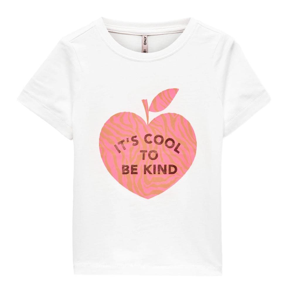T-shirt Blanc Fille Kids Only Maggie 1