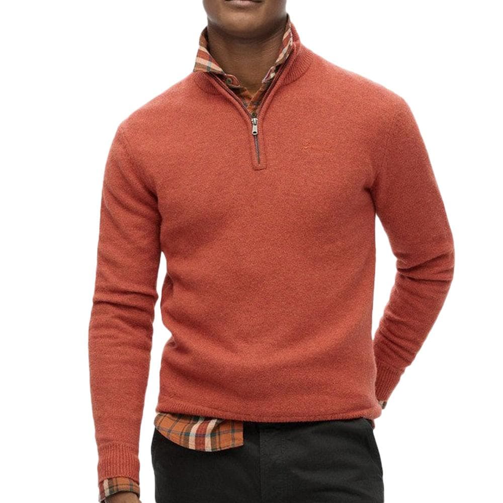 Pull Orange Homme Superdry Essential 1