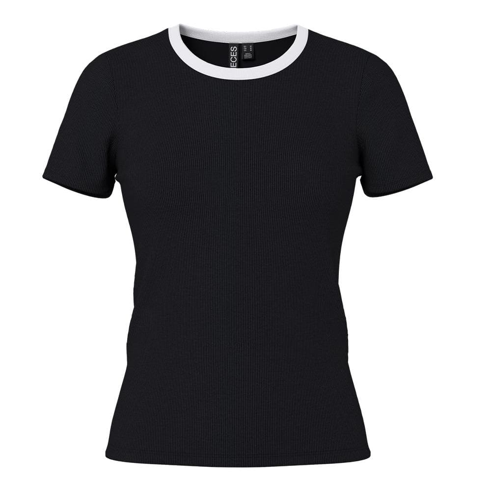 T-Shirt Noir Femme Pieces May 1