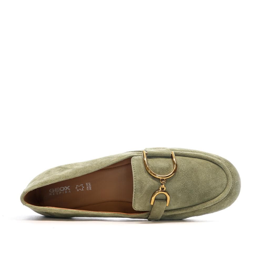 Mocassin Vert Femme Geox Palmaria 4