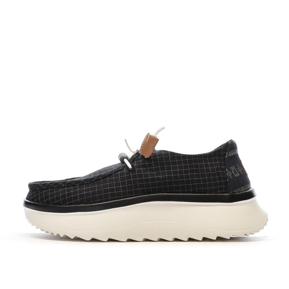 Chaussures Noires Femme Hey Dude Wally Sport Mesh 1