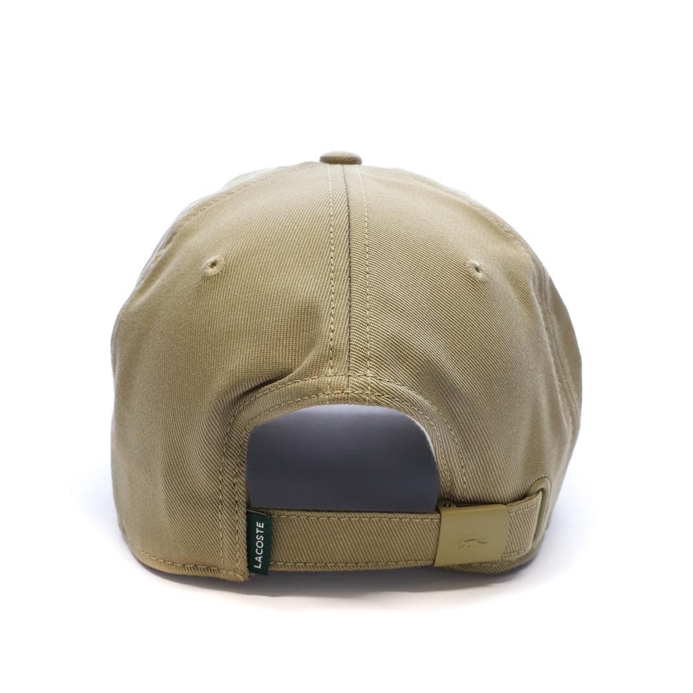 Casquette Beige Mixte Lacoste Twill Big Croch 3