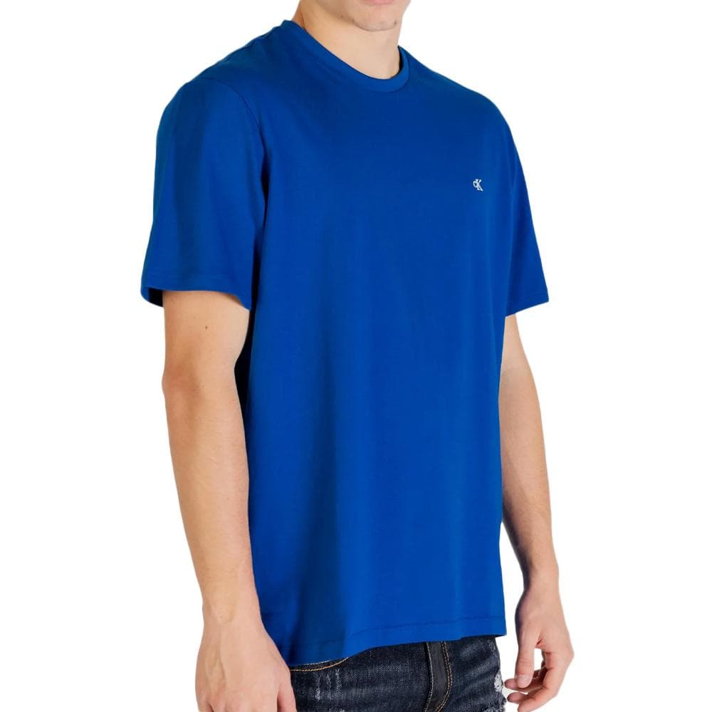 T-Shirt Bleu Electrique Homme Calvin Klein Jeans Classic 1
