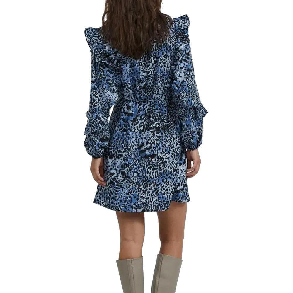 Robe Marine Léopard Femme Vila Coco 2
