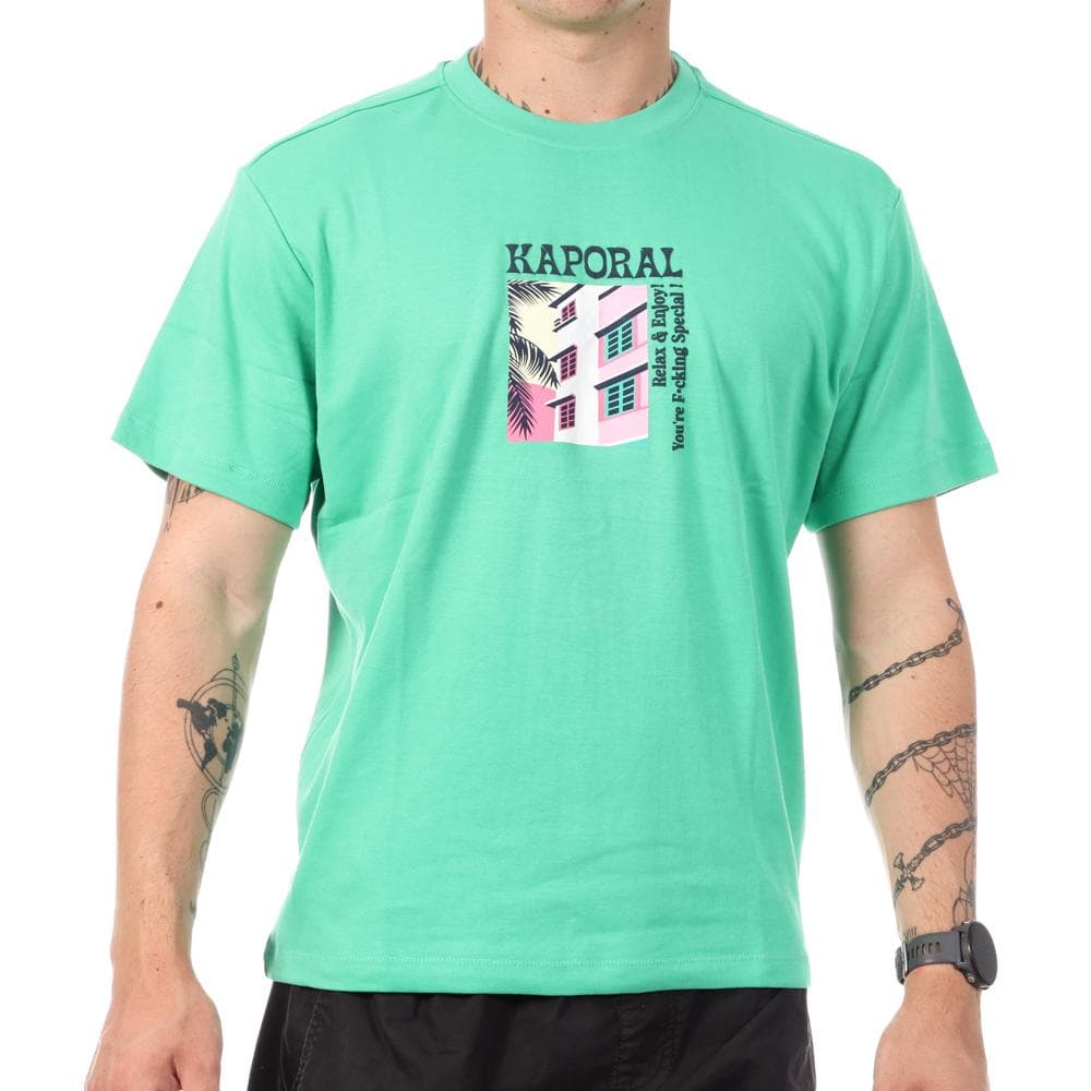 T-Shirt Vert Homme Kaporal TYSONE 1