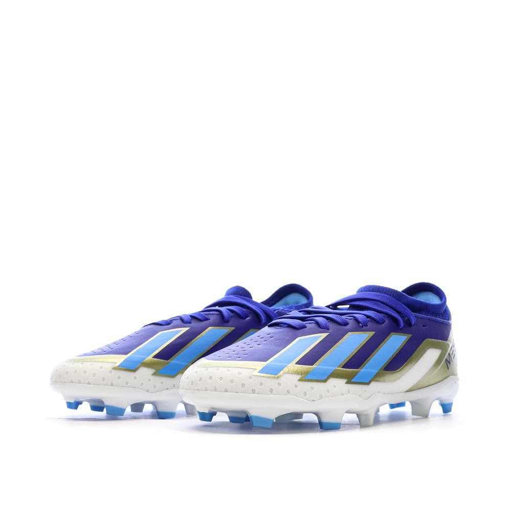 Chaussures de football Noires/Bleu Garçon Adidas Crazyfast League 6