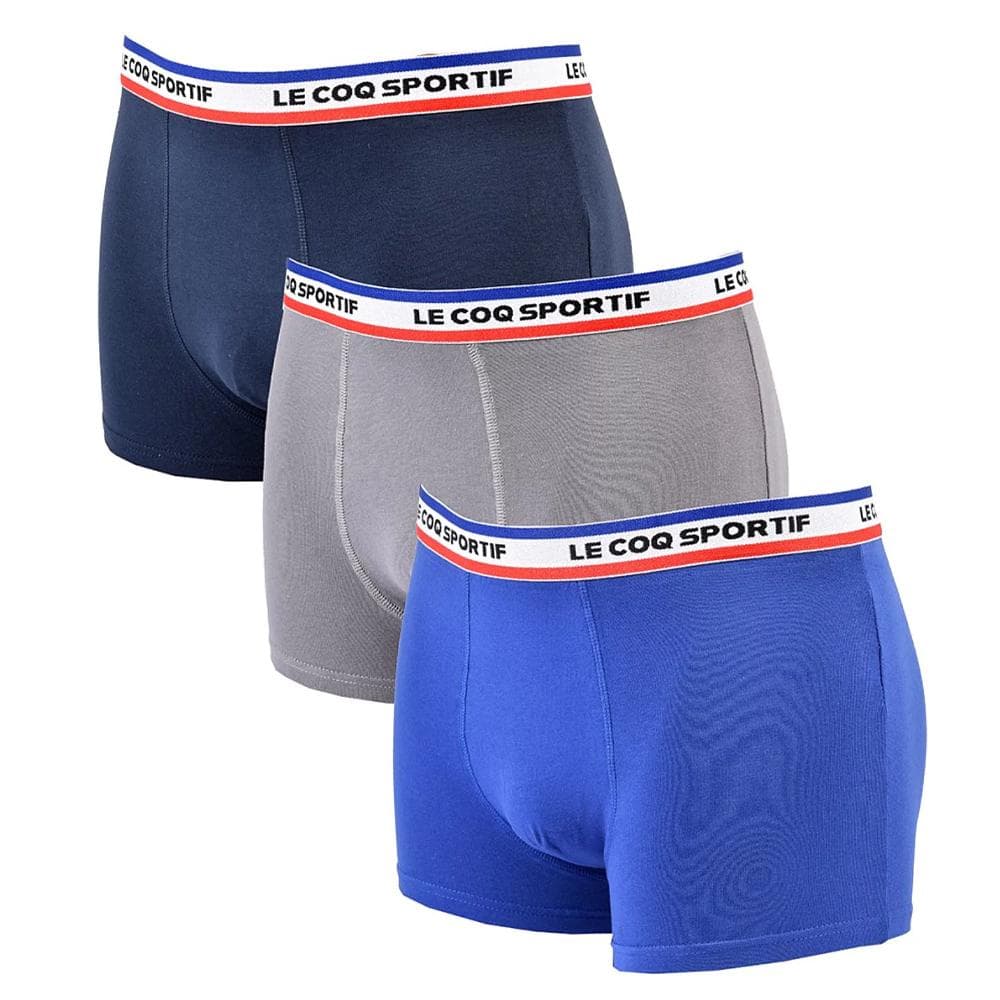 Lot de 3 Boxers Gris/Marine/Bleu Homme Le Coq Sportif Boxer 1