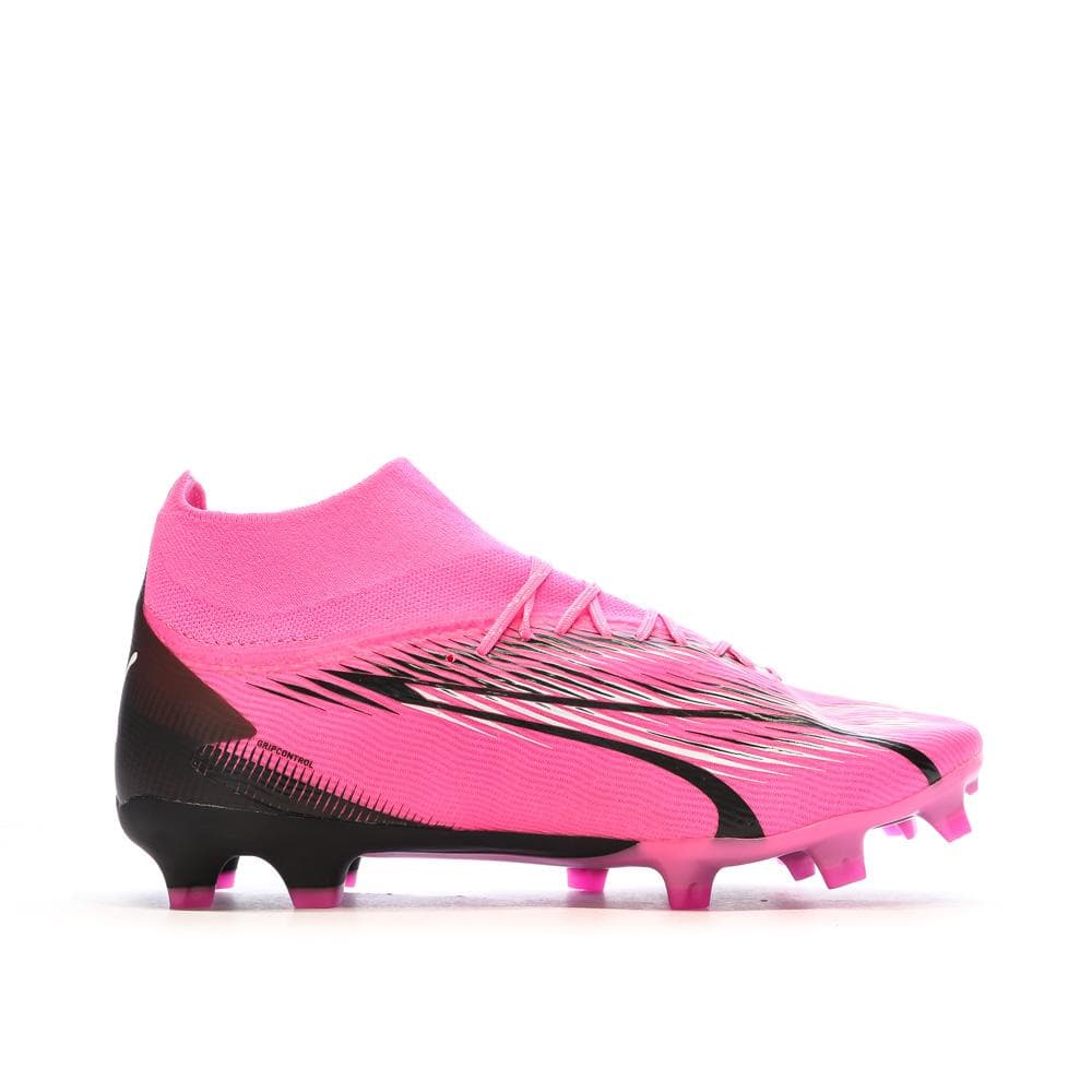 Chaussures de Football Rose/Noire Homme Puma Ultra Pro 2