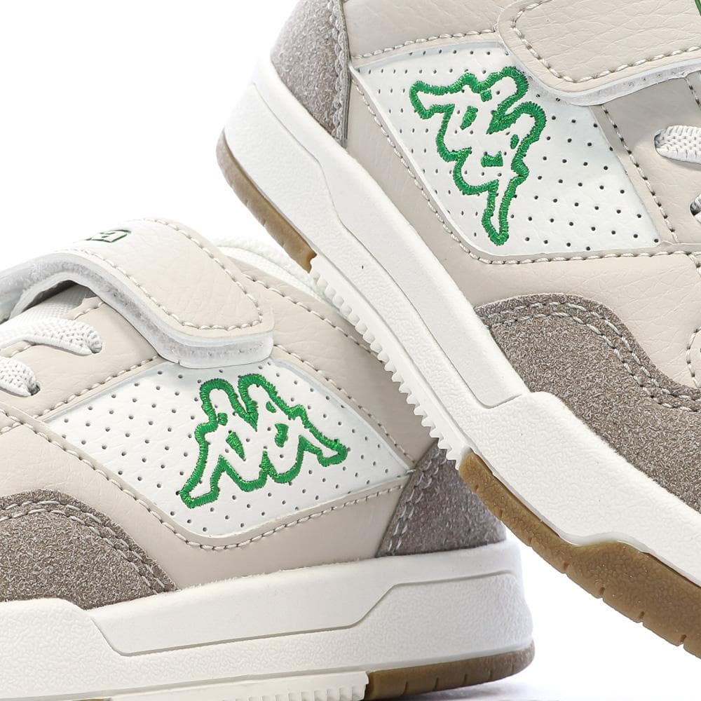 Baskets Blanches/Grises/Vertes Garçon Kappa Manis 7