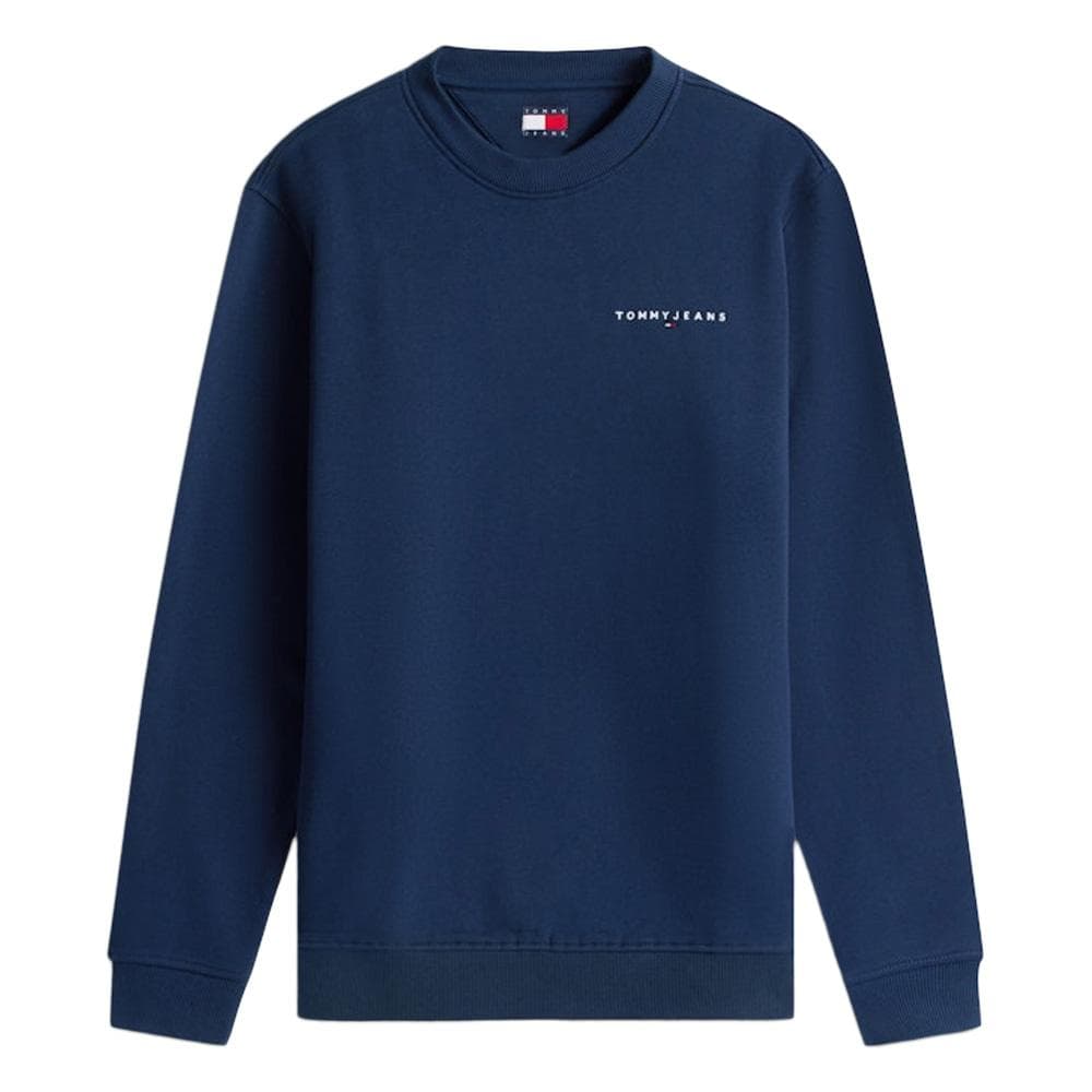 Sweat Marine Homme Tommy Hilfiger Linear Crew 2
