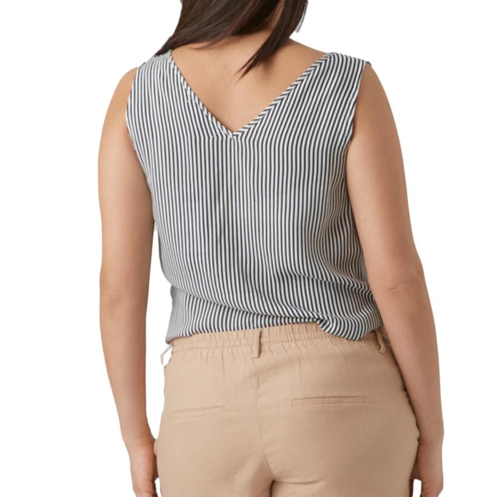 Blouse de Grossesse Noir/Blanc Femme Vero Moda Marternity Bumpy 2
