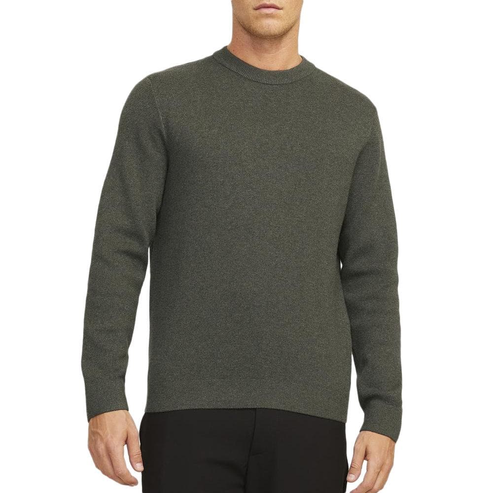 Pull Kaki Homme Jack & Jones Stitch 1