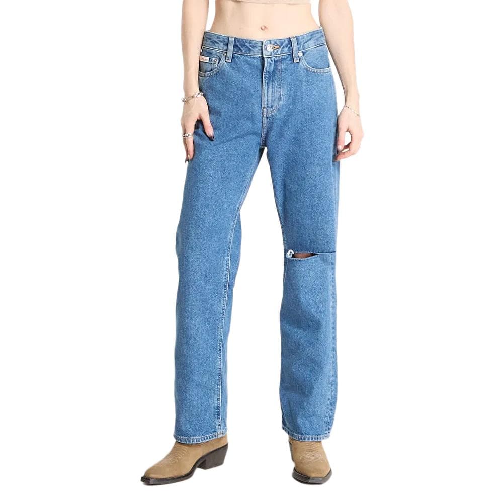 Jean Straight Bleu Femme Calvin Klein Jeans LV047E609G 1