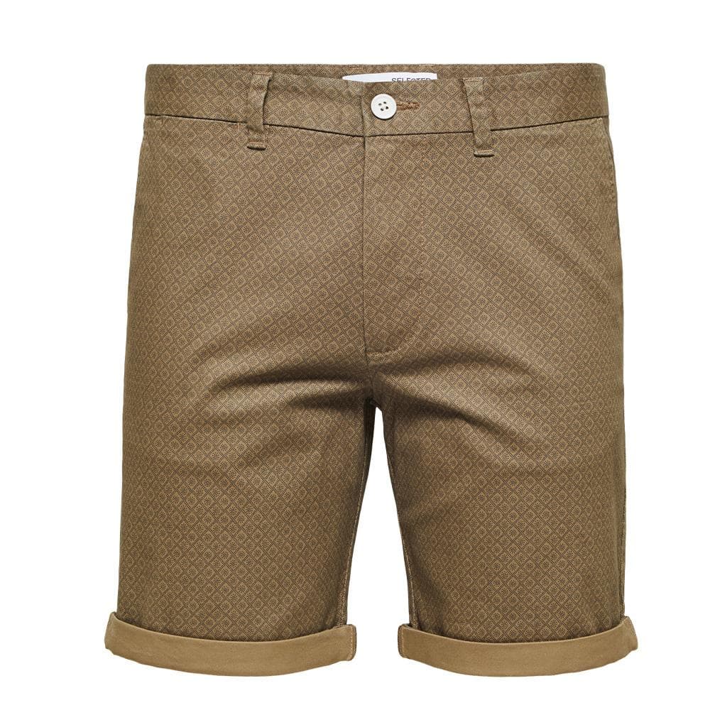 Short Marron Homme Selected Chino 1