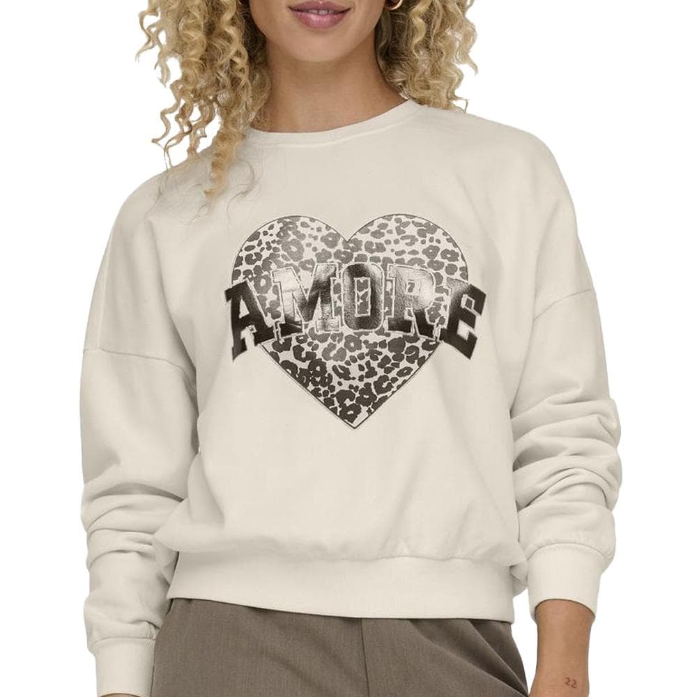 Sweat Beige Femme Only Lauren 1