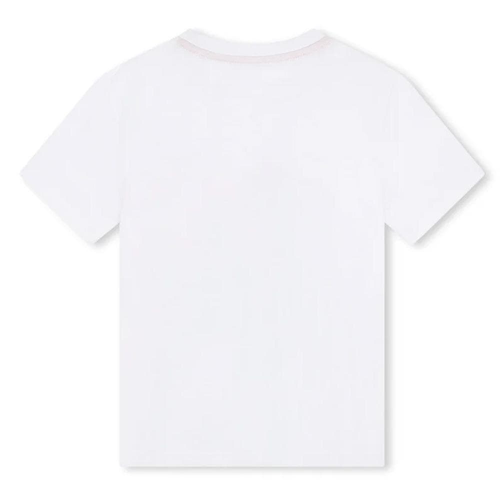 T-Shirt Blanc Garçon Junior Timberland T60090 2