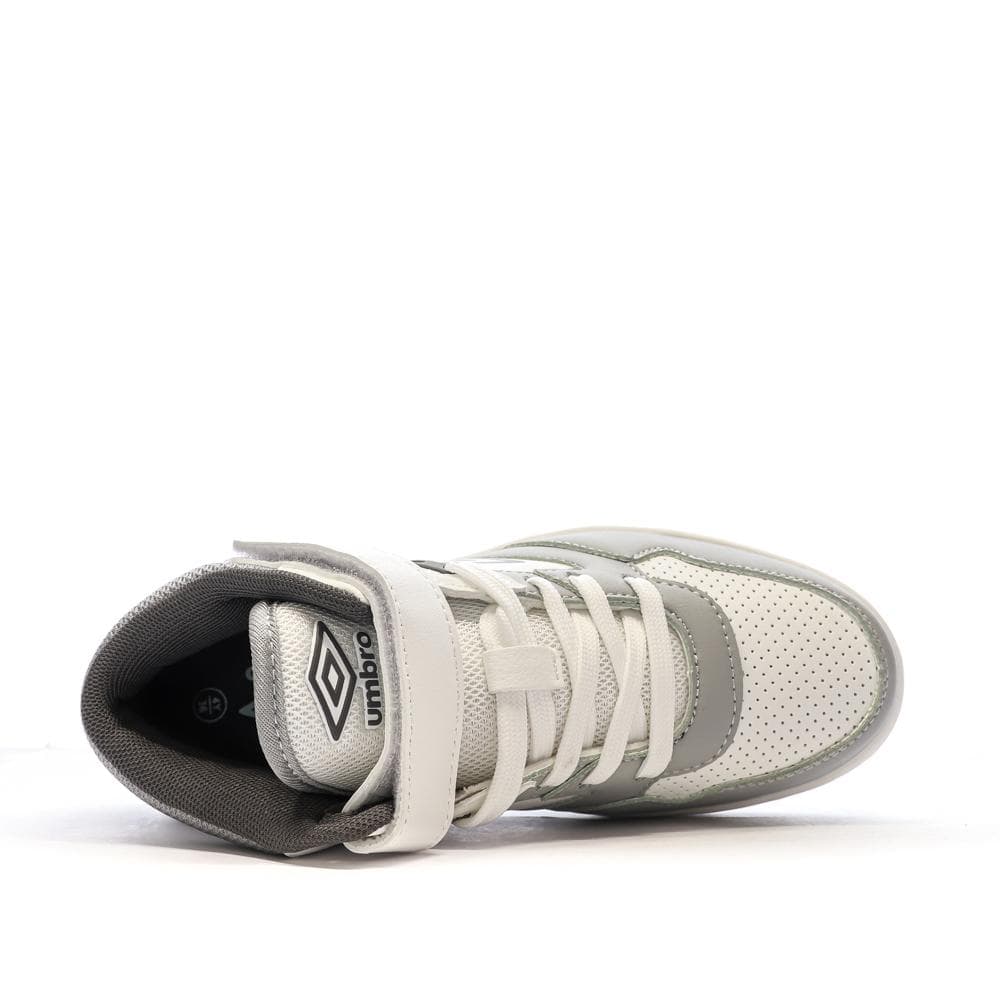 Baskets Blanches/Gris Garçon Umbro Olly 4