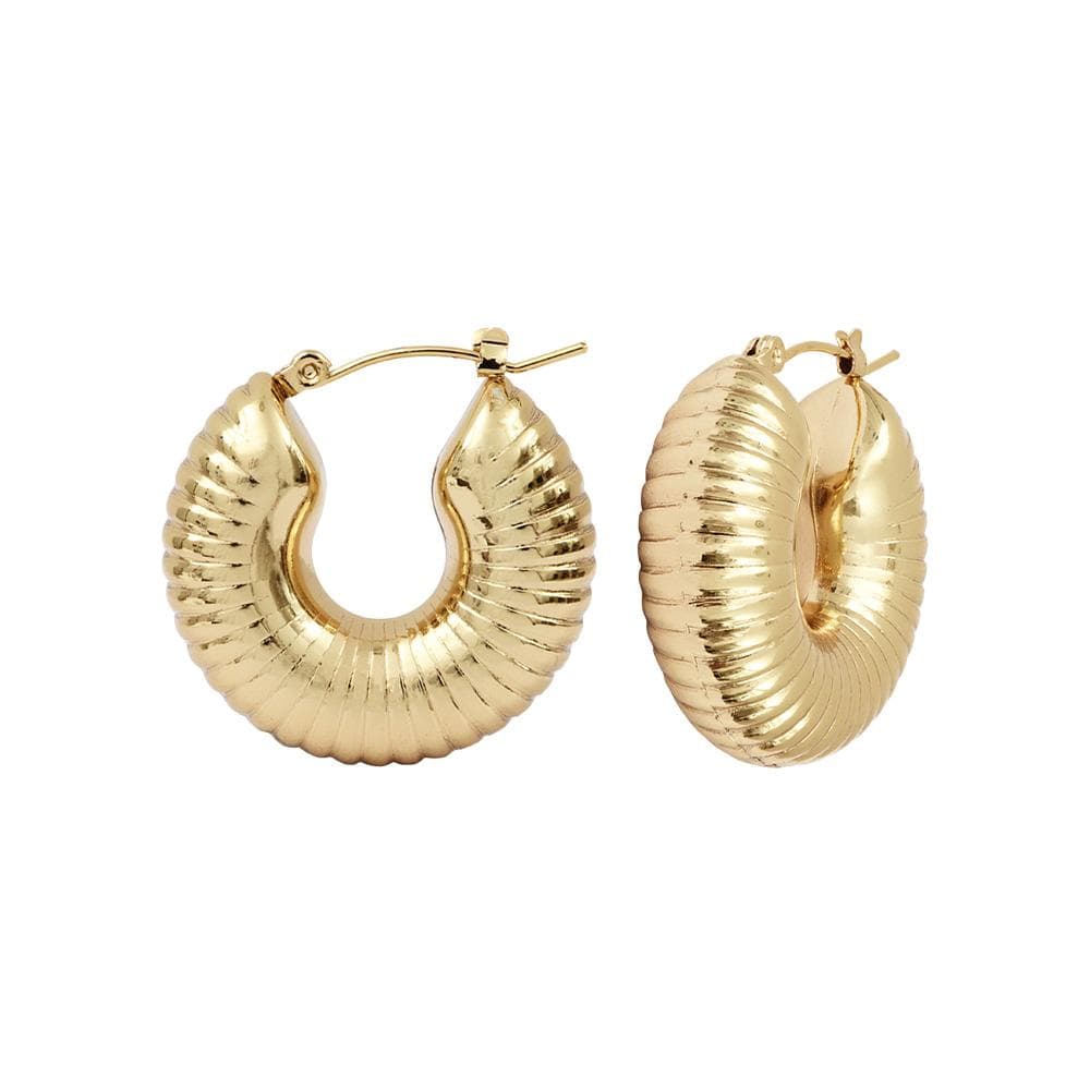 Boucles d'Oreilles Doré Femme Clio Blue BO0036 1