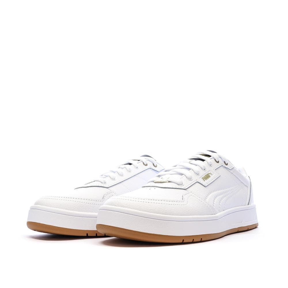 Baskets Blanches Homme Puma Court Classic Lux 6