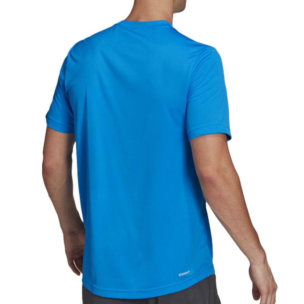 T-Shirt Bleu Homme Adidas HF7158 2