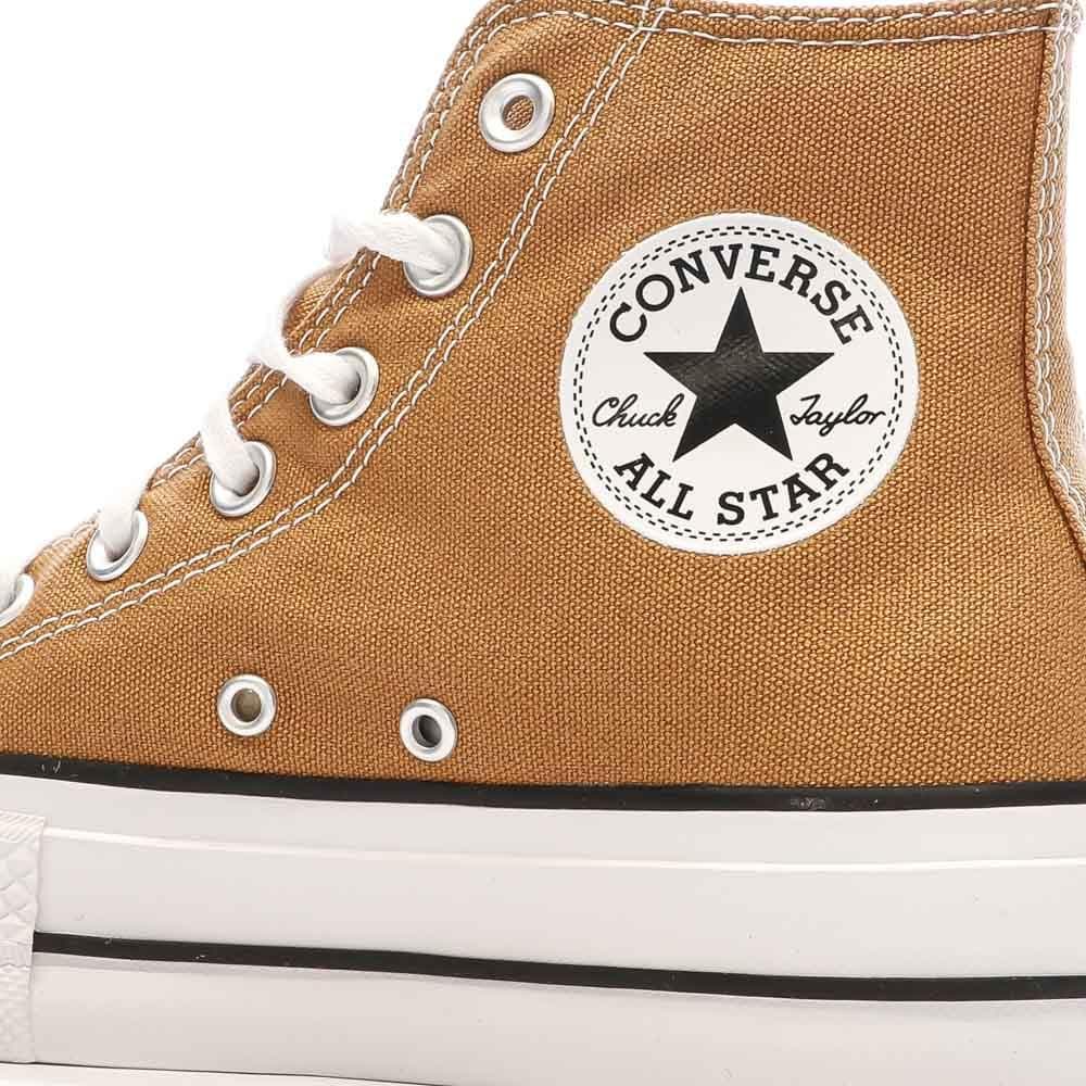 Baskets Jaune Converse Femme Chuck Taylor All Star Lift 7