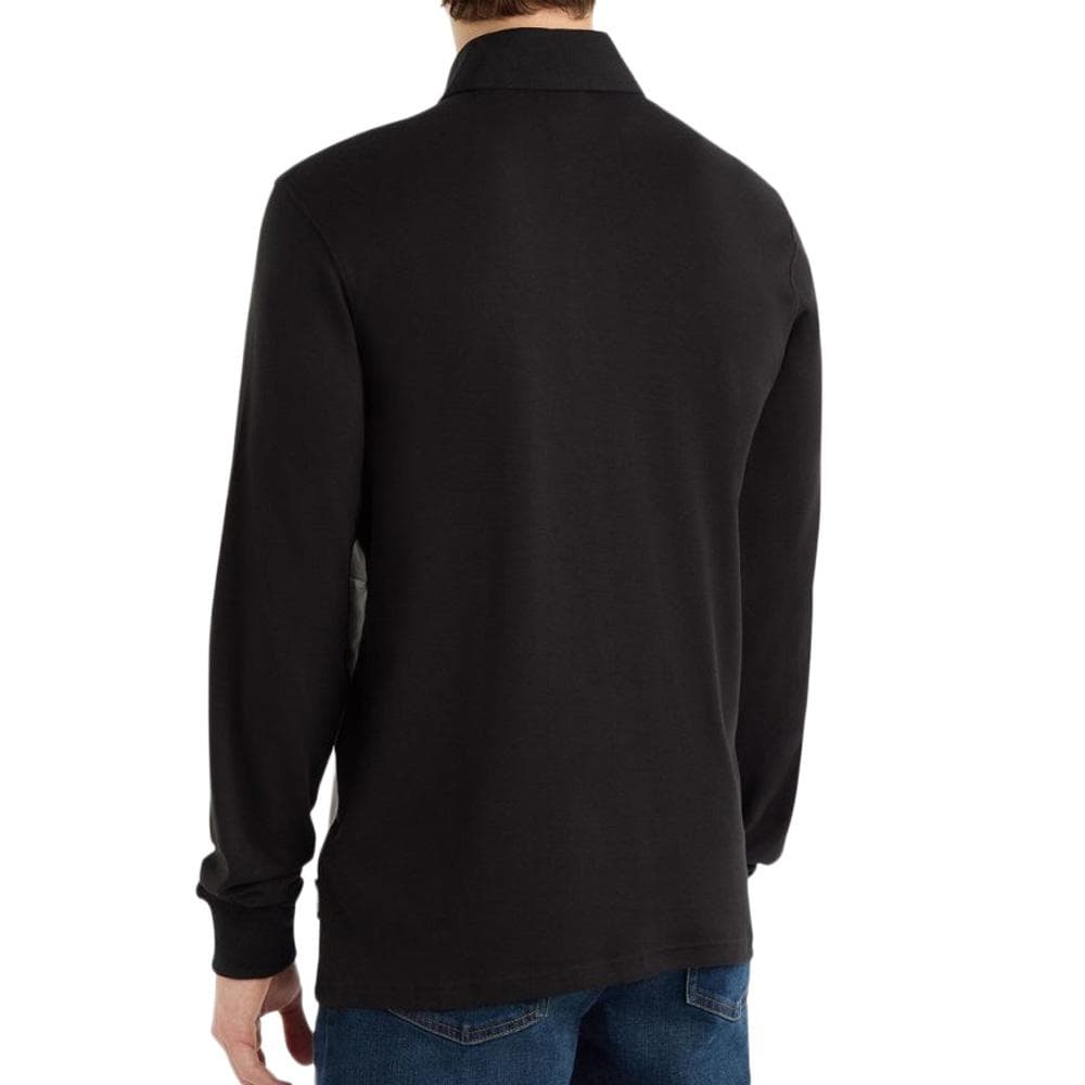Polo Manches Longues Noir Homme Umbro Rugby Jersey 2