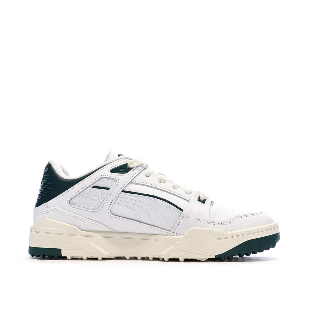 Baskets Blanc/Vert Foncé Puma Slipstream 2