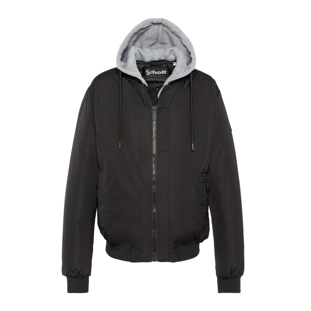 Blouson Noir Schott Pastron Amovible 1