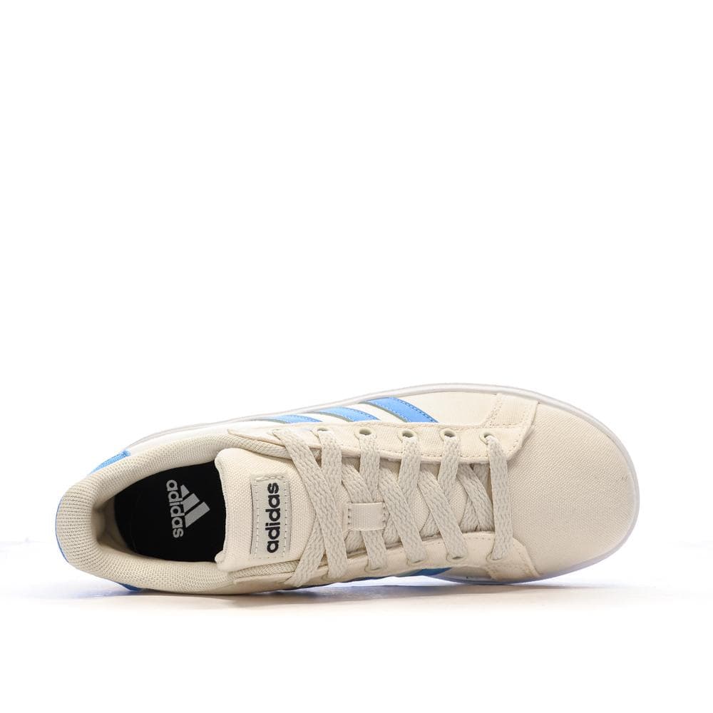 Baskets Beige/Bleu Garçon Adidas Grand Court 2.0 K 4