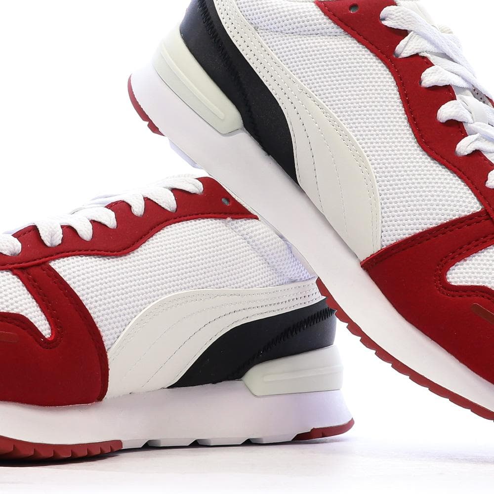 Baskets Blanches/Rouges Homme Puma R78 7