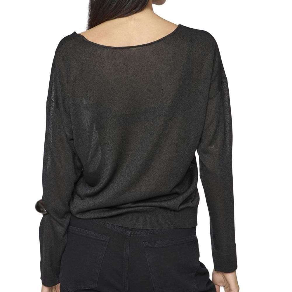 Pull Noir Femme Vila Novy 2