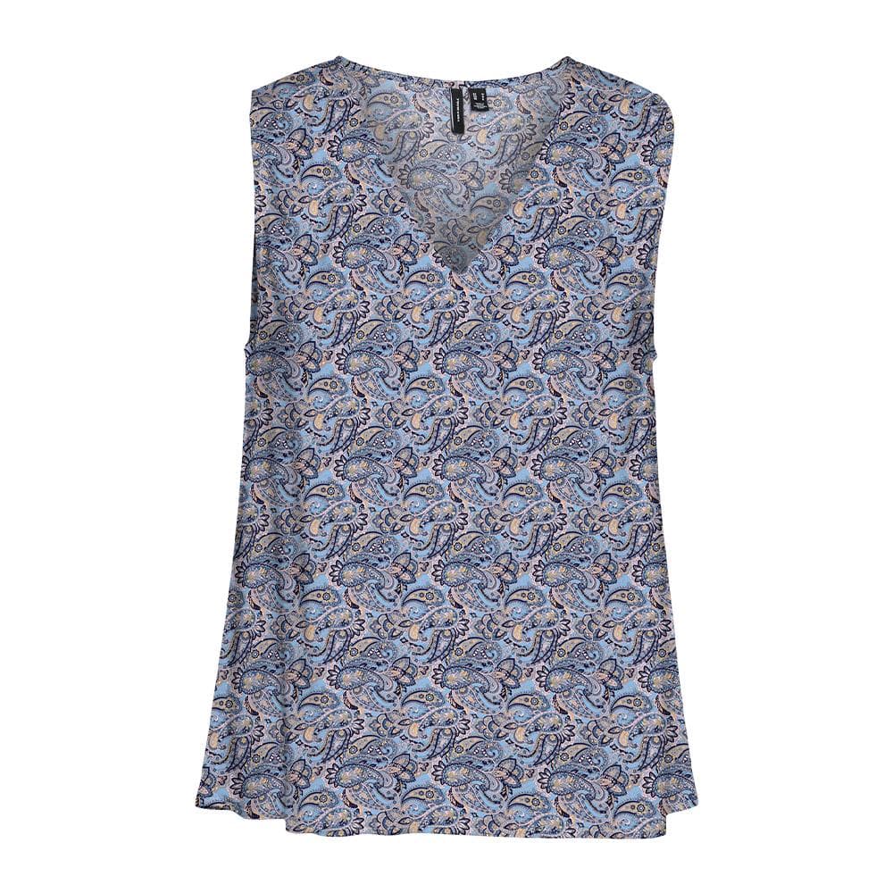 Blouse Bleu à Motifs Femme Vero Moda Easy Joy 1