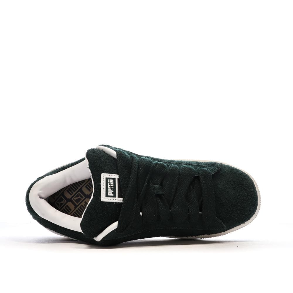 Baskets Vertes/Beiges Homme Puma Suede Xl Hairy 4