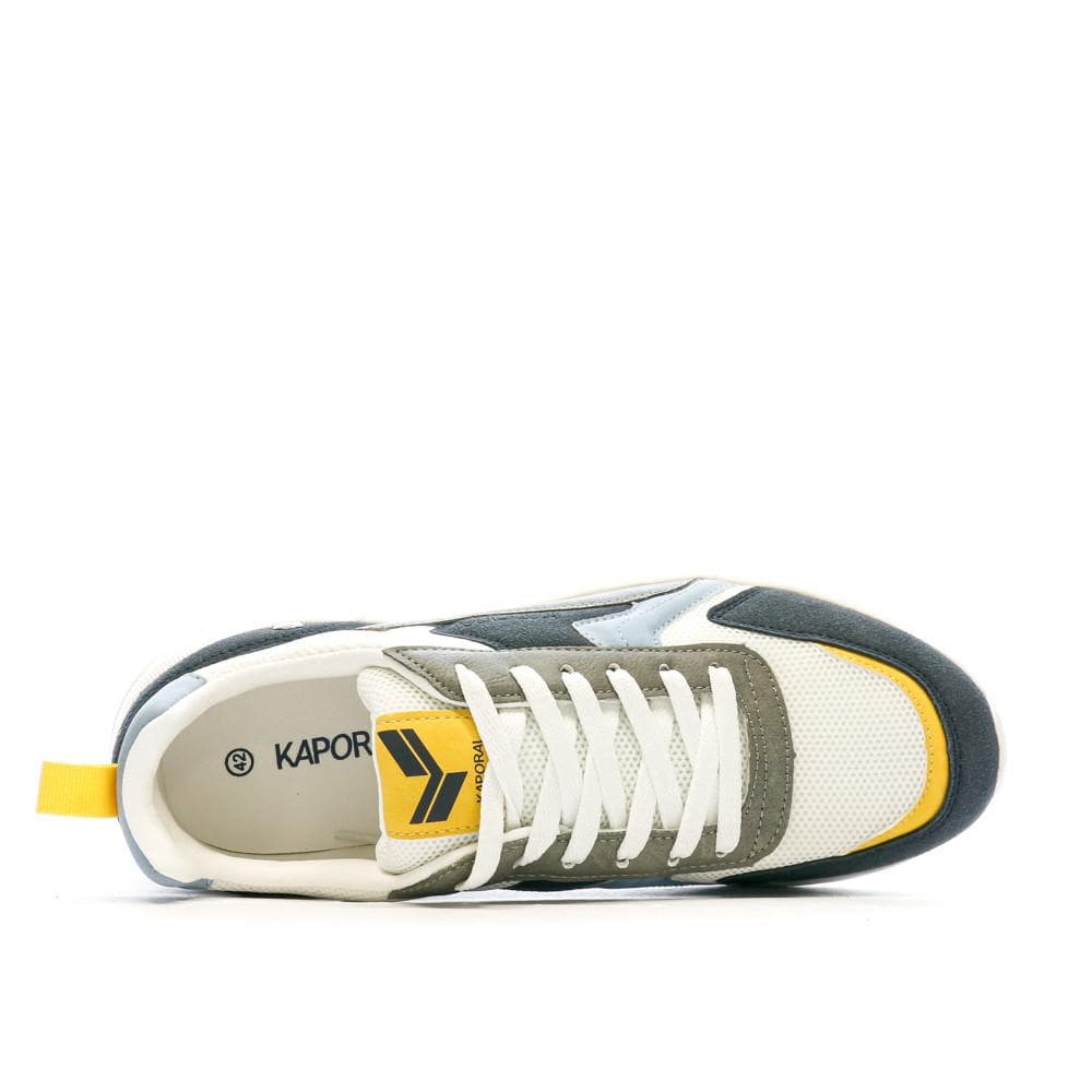 Baskets Blanche/Marine Homme Kaporal Bofali 4