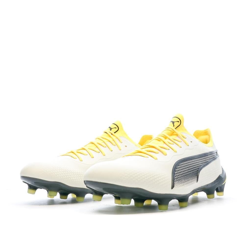 Chaussures de football Écru Homme PumaKing Ultimate 6