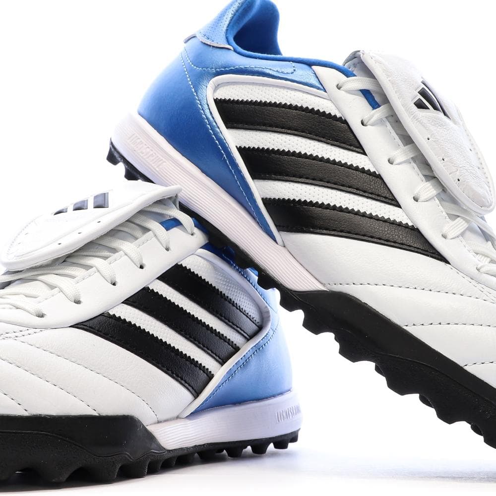 Chaussures de Foot Blanc/Bleu Homme Adidas Copa Gloro II TF 7