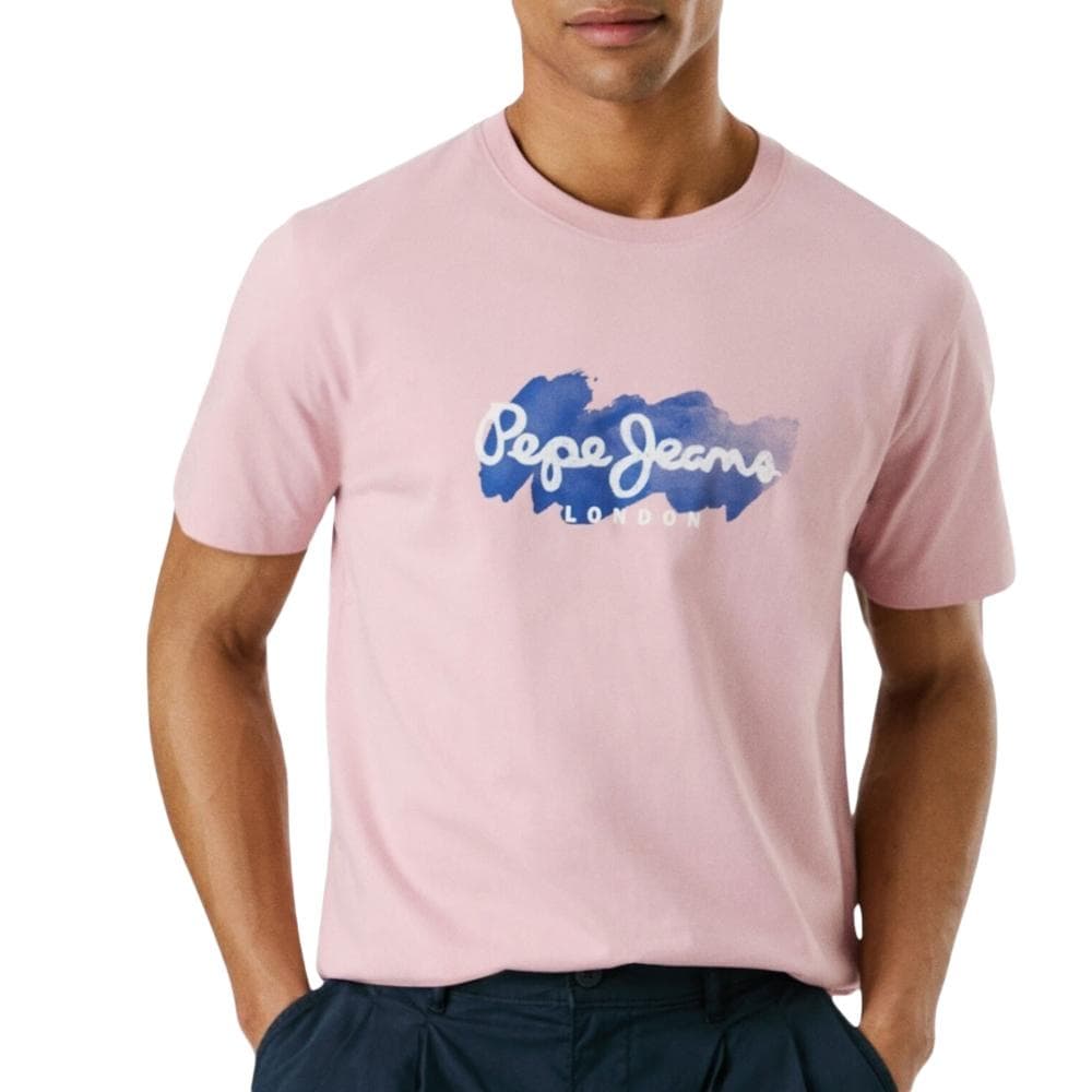 T-shirt Rose Homme Pepe jeans Milton 1
