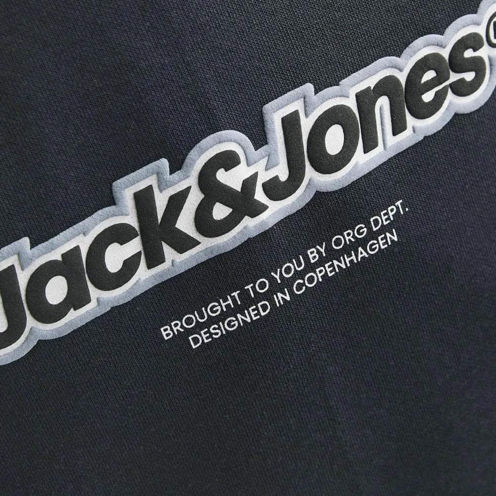Sweat à Capuche Gris Garçon Jack & Jones Newton Branding 2