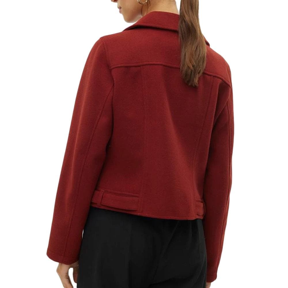 Veste Rouge Femme Vero Moda Biker 2