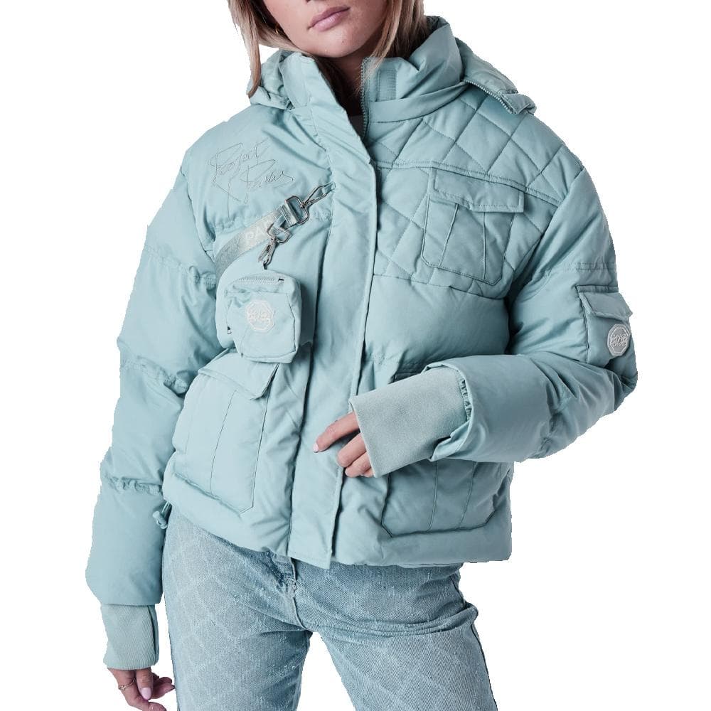 Doudoune Bleu Femme Project X Paris F225009A 1