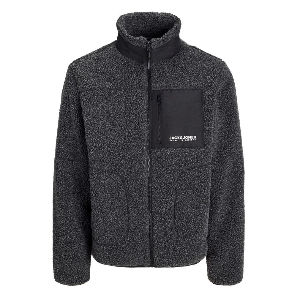 Veste Sherpa Grise Homme Jack & Jones Esterbro Teddy 1