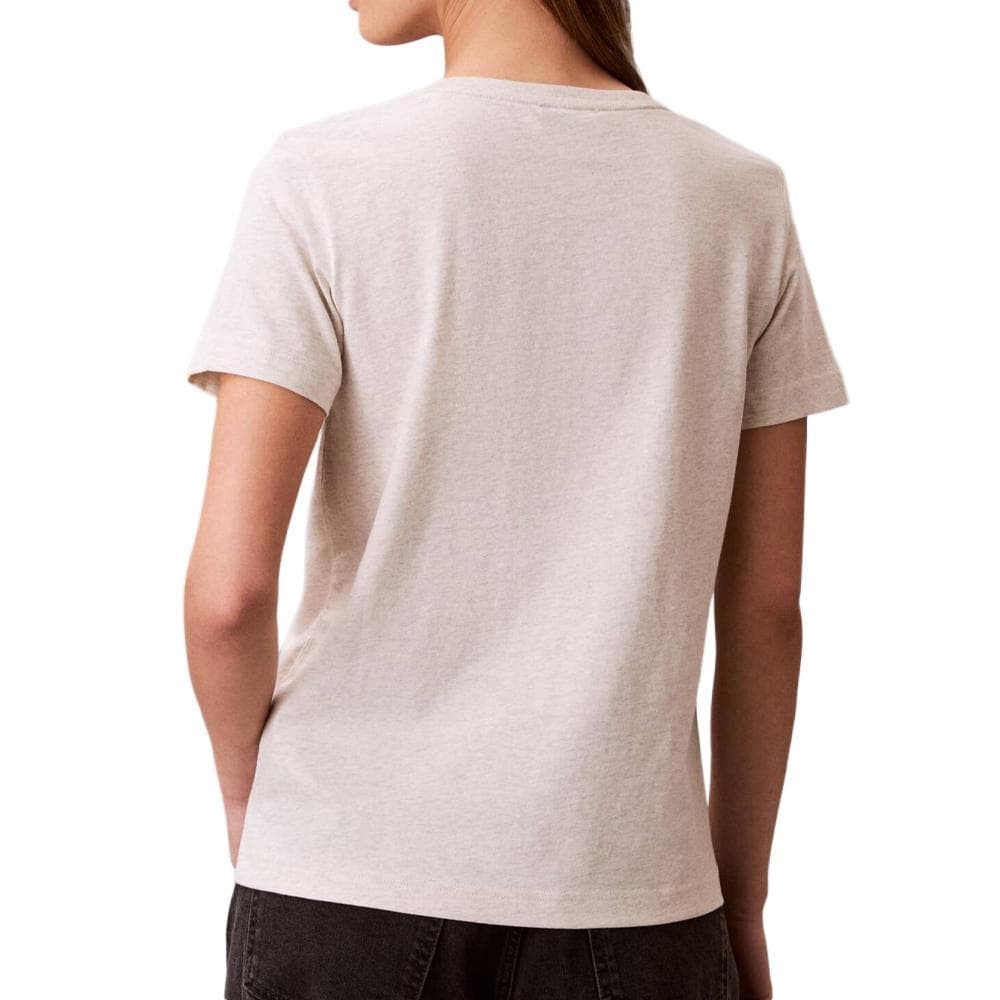 T-Shirt Gris Clair Femme Calvin Klein Jeans Archive LV047B205G 2
