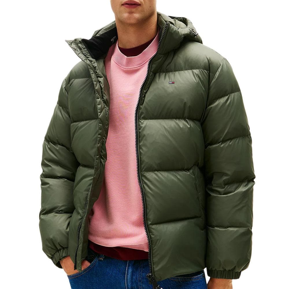 Doudoune Kaki Homme Tommy Hilfiger Tjm Essential Down 1