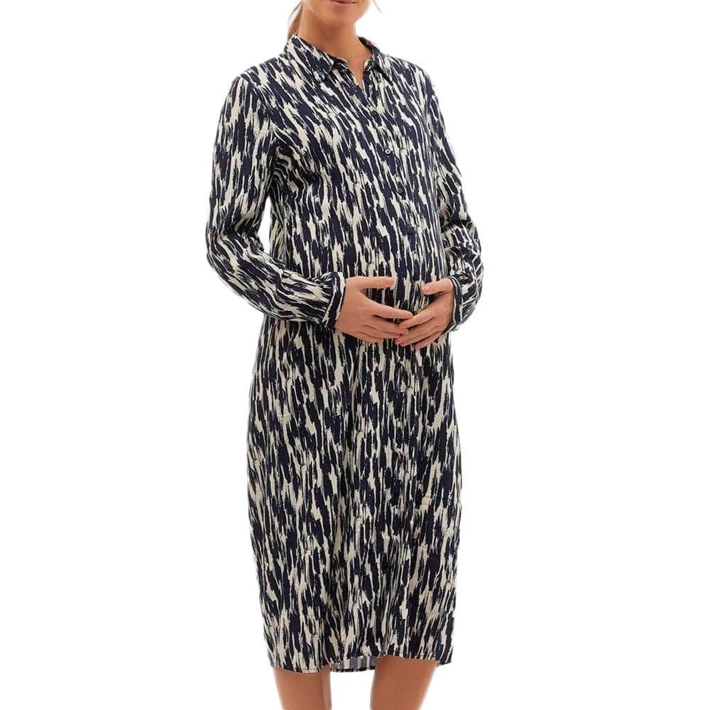 Robe Noir/Écru Femme Vero Moda Maternity Joy 1
