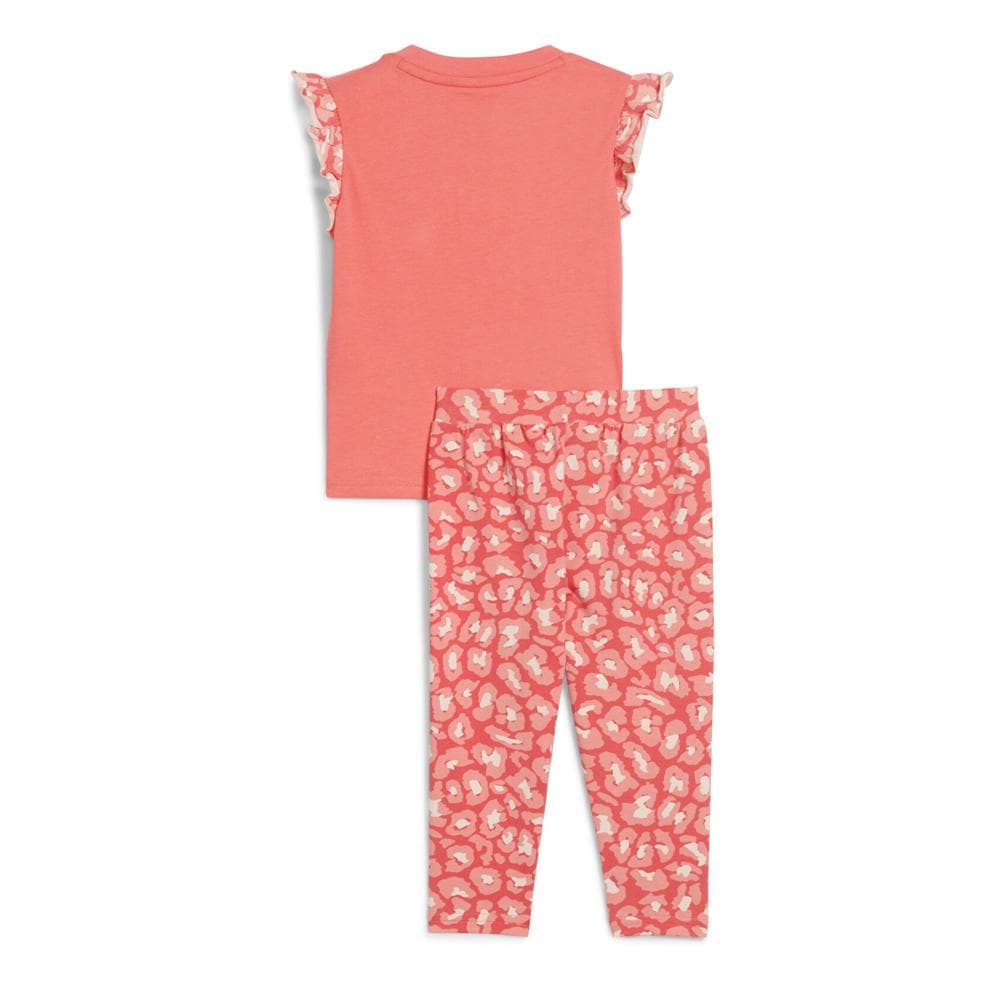 Ensemble Orange Fille Puma Animal 2