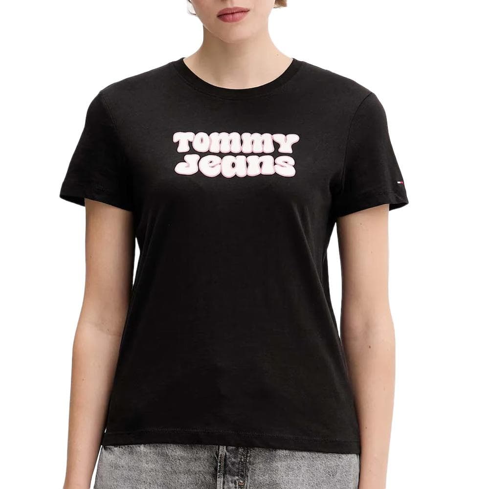 T-shirt Noir Femme Tommy Hilfiger Tjw Reg Essential 1