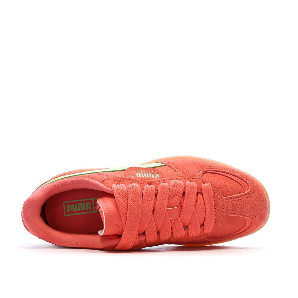 Baskets Oranges/Vertes Femme Puma Palermo Moda Xtra 4