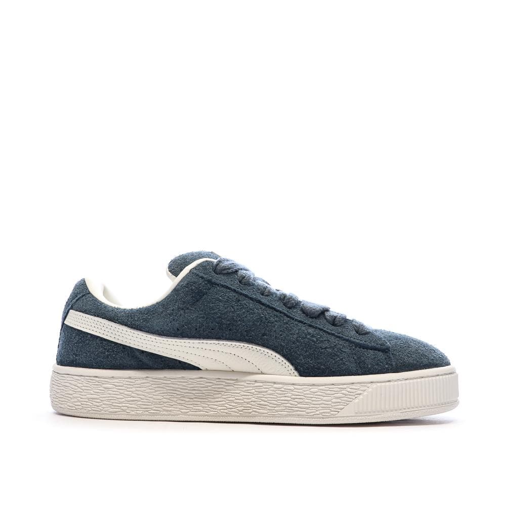 Baskets Bleu/Blanche Homme Puma Suede Xl Hairy 2