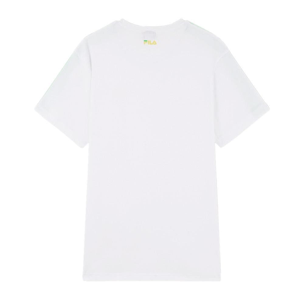 T-shirt Blanc/Vert Homme Fila Gaston 2